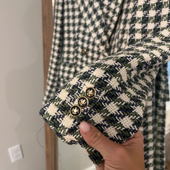 Like New! ZARA multi color lux blazer size small - Picture 7 of 11